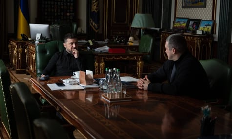 Президент України Володимир Зеленський та ексміністр оборони Михайло Федоров