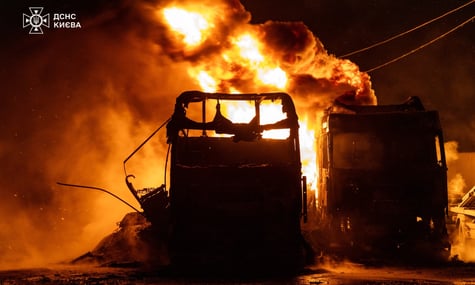 Ночная атака по Киеву: есть погибший и пострадавшие, перебои с тепло- и водоснабжением