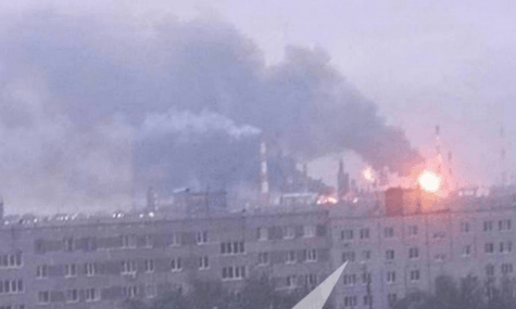 Drones once again attack Syzran refinery in Russia causing a fire