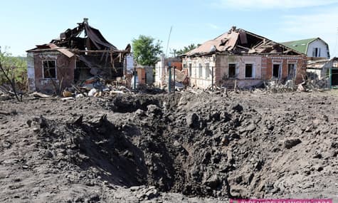 Авиаобстрел Русской Лозовой: трое человек госпитализированы, десятки домов повреждены