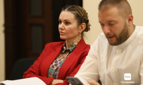 Народна депутатка Ганна скороход у залі ВАКСу, Київ, 9 грудня 2025 року