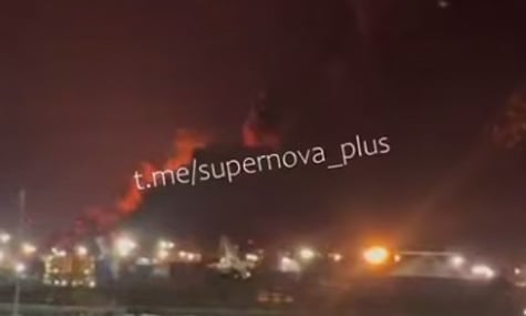 Порт Усть-Луга в росії вкотре під ударом безпілотників, там спалахнула пожежа