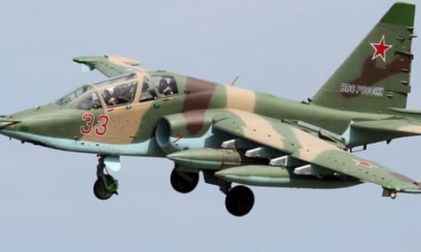 На Миколаївщині збили російський штурмовик Су-25