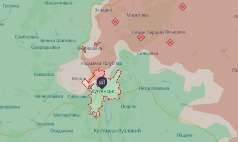 На Куп’янському напрямку росіяни накопичили сили, часто діють у цивільному одязі — ЗСУ