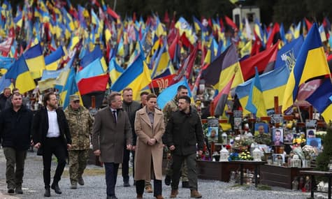 До Львова приїхали Зеленський та прем'єр-міністерка Данії Метте Фредеріксен