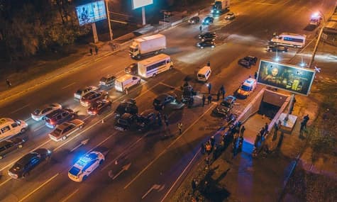 У Дніпрі сталося ДТП за участі 10 автомобілів: є постраждалі