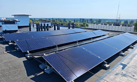 Сонячні панелі у Бородянці на Київщині