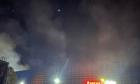 В Луцке обломки «шахеда» упали на ТРЦ «Адреналин Сити» — возник пожар