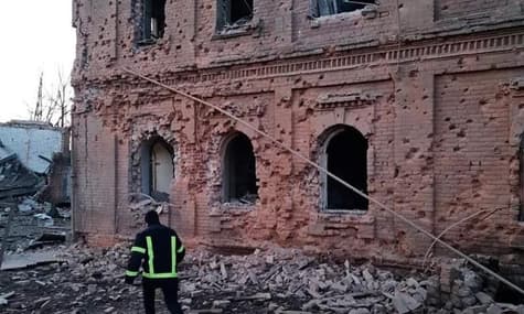 Вследствие обстрелов в Харькове повредили здание 1887 года
