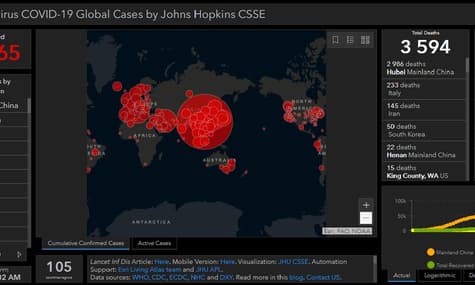 Коронавирус в мире: выздоровели почти 60 тысяч человек, умерли — более 3,5 тысячи