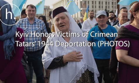 Kyiv Honors Victims of Crimean Tatars’ 1944 Deportation (PHOTOS)