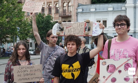 Кияни вшосте вийшли на протест на підтримку Федорова (ФОТО, ВІДЕО)