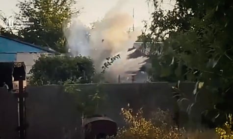 У Мелітополі ГУР знищило склад із боєприпасами та щонайменше 6 окупантів