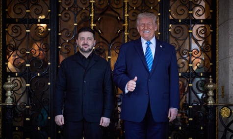 Президент України Володимир Зеленський та президент США Дональд Трамп Президент України Володимир Зеленський та президент США Дональд Трамп