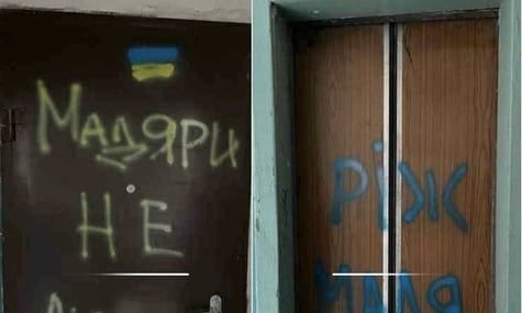 В Орбана заявили про появу написів «мадяри не люди» та «ріж мадярів» на Закарпатті. МЗС відповіло