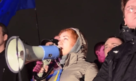 The First Day of Ukraine's EuroMaidan Protests. November 21, 2013. Kyiv, Ukraine.