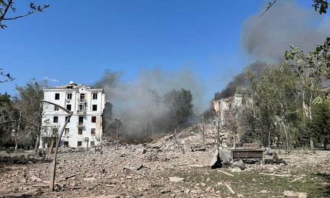 Consequences of Russian attack in Kramatorsk, July 31, 2025