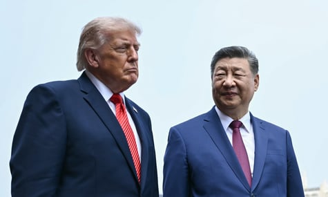 Президент Китаю Сі Цзіньпін та президент США Дональд Трамп, Пекін, Китай, 14 травня 2026 року
