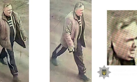 Поліція показала чоловіка, якого розшукують за вбивство дільничного. Був одягнений у військовий камуфляж