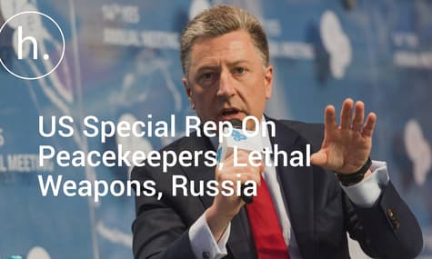 Thus Spake Kurt Volker: US Special Representative On Peacekeepers, Lethal Weapons, Russia
