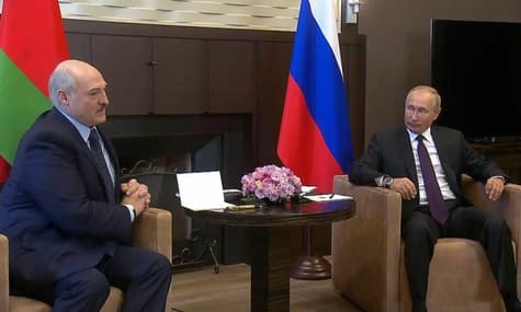 Російський кредит, білоруський шпагат: що Путін із Лукашенком наговорили під час зустрічі в Сочі