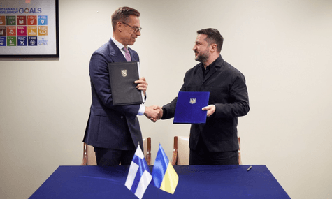 Президент України Володимир Зеленський та фінський лідер Александер Стубб