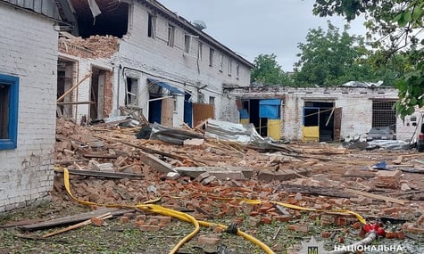 Наслідки російського удару по Прилуках на Чернігівщині, 14 вересня 2026 року