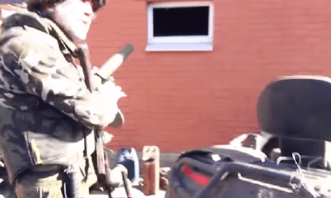 Ukrainian Officers at the Front Lines