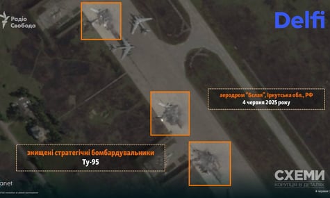 Операція «Павутина»: нові супутникові знімки зафіксували ураження 7 літаків на аеродромі «Бєлая»