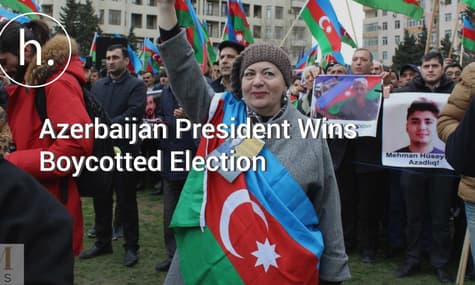 Azerbaijan President Wins Boycotted Election