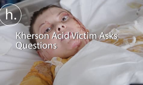 Kherson Acid Victim Says Attack Was “Assassination Attempt”