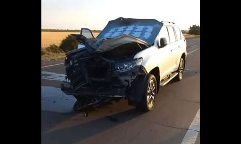 російський дрон атакував автівку головного рабина Херсона, коли той з родиною був усередині