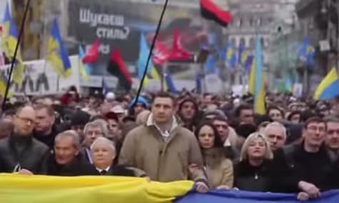 The Rally That Turned Into a Revolution. December 1, 2013. Kyiv, Ukraine.