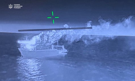 Ураження одного з російських суден