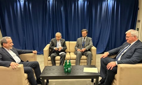 Міністри закордонних справ Ірану й України Аббас Арагчі й Андрій Сибіга