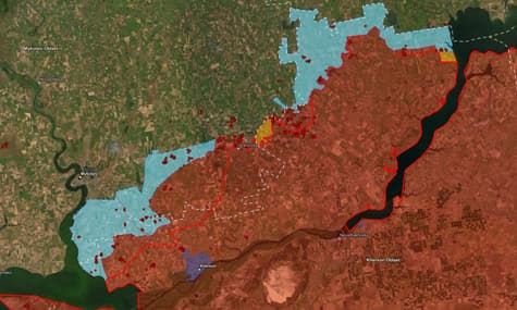 росіяни завдали масштабних артилерійських ударів на південному фронті, намагаючись зірвати контрнаступ ЗСУ — ISW