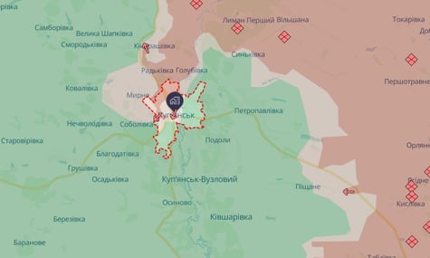 путіну доповіли про захоплення Куп'янська та Ямполя. У Генштабі кажуть: дешеві інформаційні провокації (ДОПОВНЕНО)