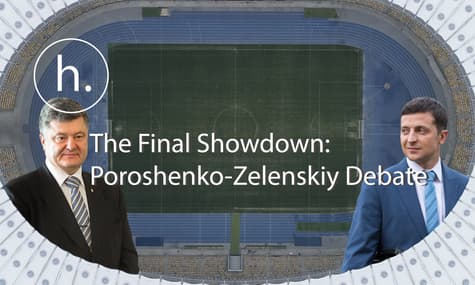 The Final Showdown: Zelenskiy and Poroshenko Meet in Presidential Debate