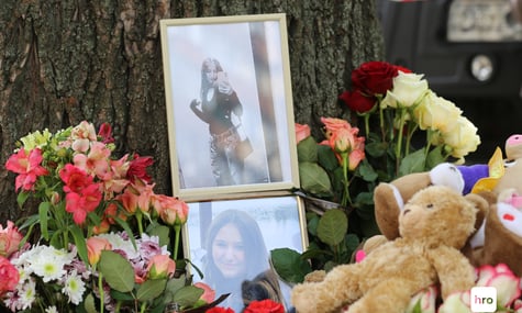 У Києві покладають квіти, аби вшанувати пам'ять загиблих унаслідок російського удару, 15 травня 2026 року