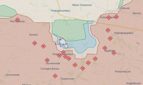 Силы обороны освободили 1,5 км² вблизи Роботиного