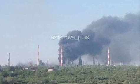 Пожежа на НПЗ у Сизрані, 21 травня 2026 року