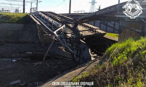 ЗСУ підтвердили, що міст неподалік Мелітополя знищив Рух опору