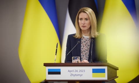 Прем'єрка Естонії під час візиту до Житомира: Віримо в перемогу України та її майбутнє в ЄС і НАТО