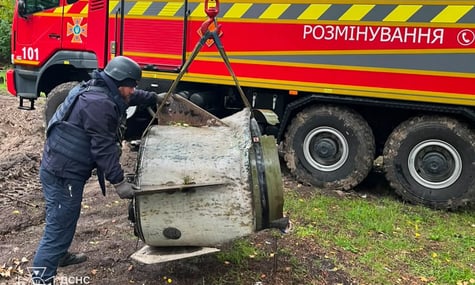 Ілюстративне фото. Залишки російської балістичної ракети «Іскандер-М», які знайшли після російського обстрілу 24 вересня