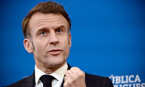 Президент Франції Емманюель Макрон Президент Франції Емманюель Макрон