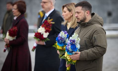 Зеленський прибув із візитом на Львівщині: уже зустрівся з пораненими біцями