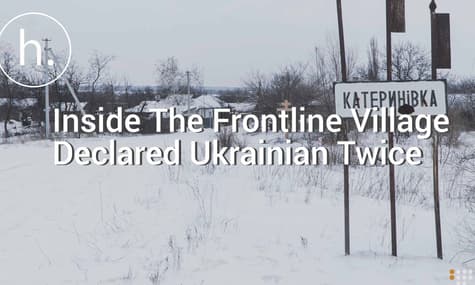 Inside The Frontline Village Declared Ukrainian Twice