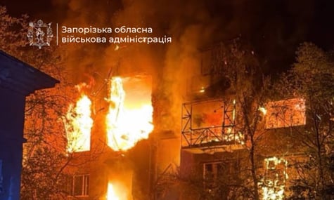 Наслідки російської атаки на Запоріжжя, 12 липня 2026 року Наслідки російської атаки на Запоріжжя, 12 липня 2026 року