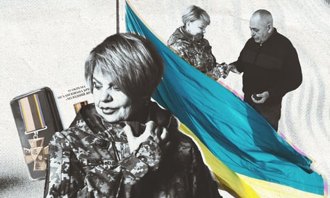 «Я вийшла заміж майже в 60»: історія кохання вчительки музики, яка пішла воювати