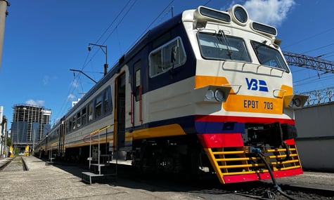 Модернізований електропоїзд «Укрзалізниці» Модернізований електропоїзд «Укрзалізниці»